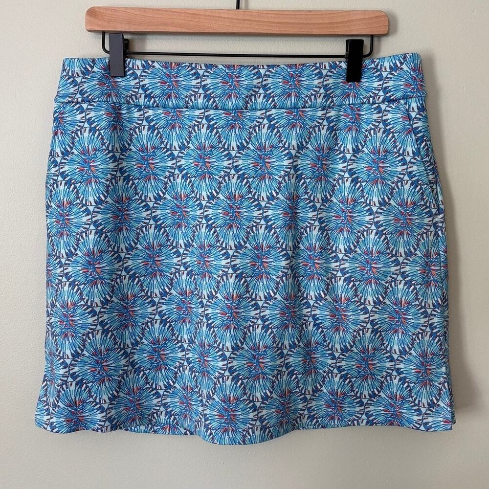 Vineyard Vines Teal Skort Medium Athletic Golf Tennis Pickleball